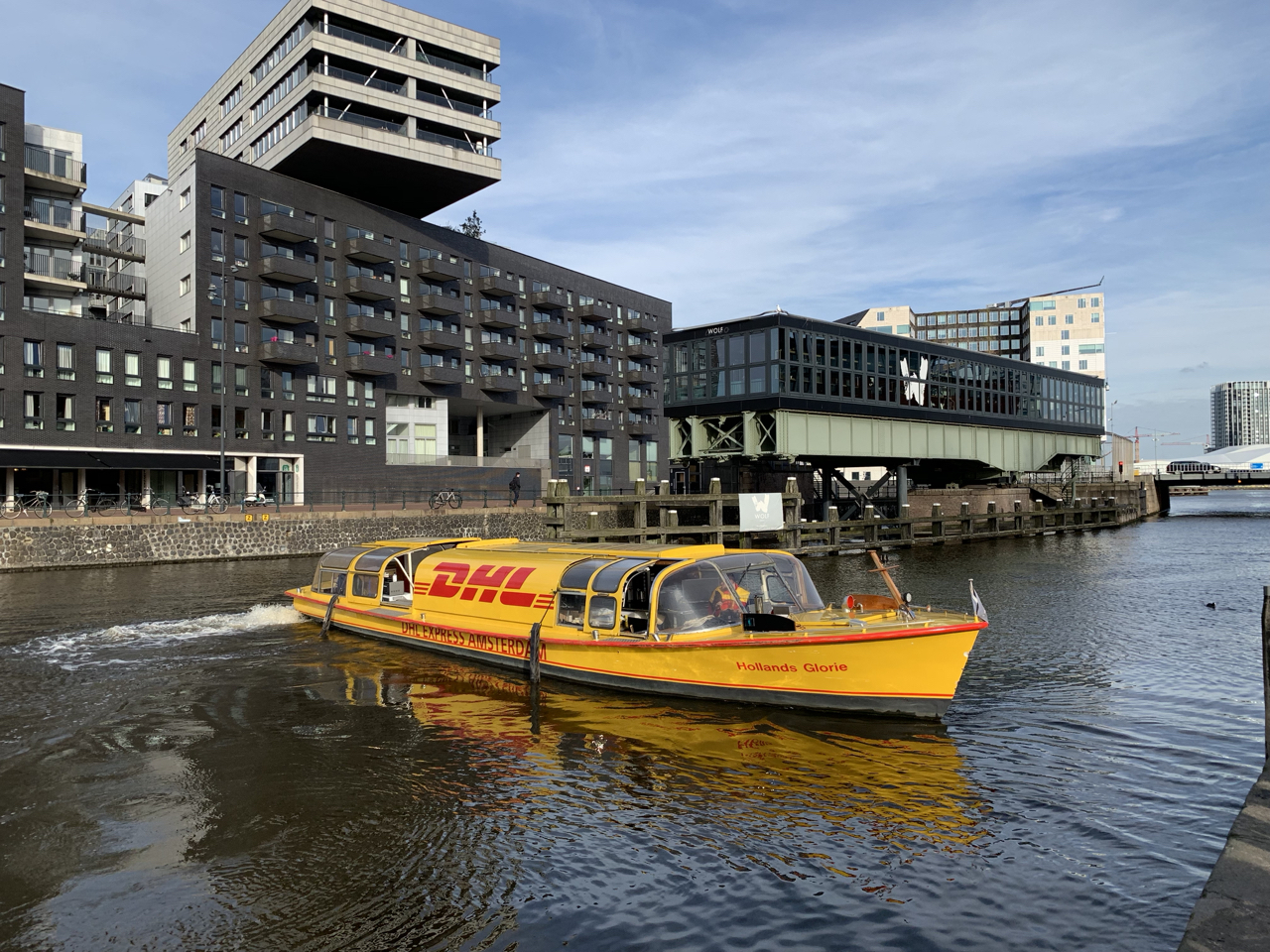 DHL Boot in Amsterdam / Influencer Marketing für DHL